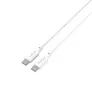 4Smarts USB-C / USB-C Silikon-Kabel High Flex 60W 1,5m - weiß