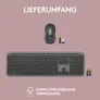 Logitech MK950 Signature Slim Combo Graphite - Kabellose Tastaturkombination