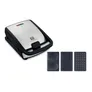 Tefal SW 852D Waffeleisen Snack Collection Schwarz/Edelstahl