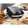 Tefal SW 852D Waffeleisen Snack Collection Schwarz/Edelstahl