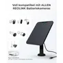 Reolink 6W Solarpanel schwarz