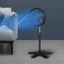 Rowenta VU3110 Turbo Essential Standventilator schwarz