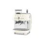 SMEG EGF03CREU 50s Style Siebträgermaschine mit Kaffeemühle Creme