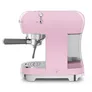 SMEG ECF02PKEU 50s Style Espresso-Kaffemaschine Cadillac Pink
