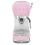 SMEG ECF02PKEU 50s Style Espresso-Kaffemaschine Cadillac Pink