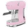 SMEG ECF02PKEU 50s Style Espresso-Kaffemaschine Cadillac Pink