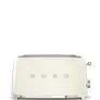 SMEG TSF02CREU 50s Style 4 Scheiben Langschlitz Toaster Creme