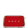 SMEG TSF02RDEU 50s Style 4 Scheiben Langschlitz Toaster Rot
