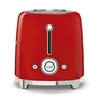 SMEG TSF02RDEU 50s Style 4 Scheiben Langschlitz Toaster Rot