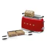 SMEG TSF02RDEU 50s Style 4 Scheiben Langschlitz Toaster Rot
