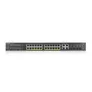 ZyXEL GS2220-28HP 24-Port + 4x SFP/Rj45 Gigabit L2 managed PoE+ Switch, 375W
