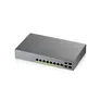 ZyXEL GS1350-12HP Gigabit Smart Switch, 10x RJ-45, 2x SFP, PoLRE/PoE+