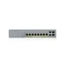 ZyXEL GS1350-12HP Gigabit Smart Switch, 10x RJ-45, 2x SFP, PoLRE/PoE+