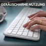 Logitech MK950 Signature Slim Combo Pale Grey - US - Tastaturkombination