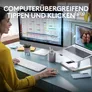 Logitech MK950 Signature Slim Combo Pale Grey - US - Tastaturkombination