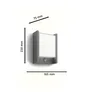 Philips Outdoor Ultra-Efficient Arbour Wandleuchte 3.8W, Bewegungssensor anthraz
