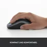 Logitech M185 Kabellose Maus Grau