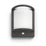 Philips Outdoor Ultra-Efficient Samondra Wandleuchte 3.8W Bewegungssensor anthra