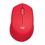 Logitech M330 Silent Plus Kabellose Maus Rot