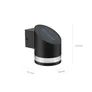 Philips Outdoor Solar Fyve Wandleuchte 1.5W, Tageslichtsensor, schwarz