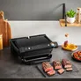 Tefal GC7178 OptiGrill+ erneuerte Kochstufenanzeige, 6 Automatikprogramme, inkl. Rezeptbuch