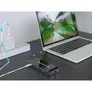 Conceptronic DONN15G 12-in-1 USB 3.2 Gen 1 Dockingstation, HDMI, VGA, Card-Reade