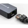 Conceptronic ABBY12G Gigabit Ethernet USB 3.0 Adapter mit USB-Hub, GbE