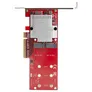 StarTech.com Dual M.2 PCIe SSD Adapter Karte x8/x16 Dual NVMe oder AHCI M.2 SSD