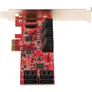 StarTech.com PCIe SATA Controller Karte 10 Port SATA 3, ASM1062 Non-RAID Chipsatz, PCI Express