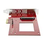 StarTech.com U.2 auf PCIe Adapter für 2,5" U.2 NVMe SSD, SFF 8639, 4x PCI Express 4.0