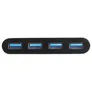 StarTech.com 4 Port USB 3.0 Hub 4x USB-A USB 3.2 Gen 1 (3.1 Gen 1), integrierte Kabel