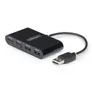 StarTech.com 4-Port USB 2.0 Hub, 4x USB-A, 480Mbps, Überstromschutz (OCP)