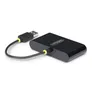 StarTech.com 4-Port USB 2.0 Hub, 4x USB-A, 480Mbps, Überstromschutz (OCP)
