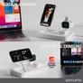 4smarts Qi2 Ladestation Trident mit MFi Fast Charger, weiß