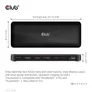 Club3D Thunderbolt™ 4 zertifizierte 12-in-1-Dockingstation