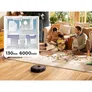 Eureka J12 Saug- und Wischroboter mit All-in-One Dockingstation schwarz