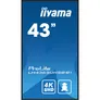 iiyama ProLite LH4365UHSB-B1 108cm (43") 4K UHD Signage Monitor DP/HDMI/RJ45