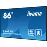 iiyama ProLite LH8665UHSB-B1 217cm (86") 4K UHD Signage Monitor DP/HDMI/RJ45