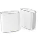 ASUS ZenWiFi XD6S AX5400 2er Set Weiß kombinierbarer Router Home Mesh Dual-Band Mesh WiFi 6 System