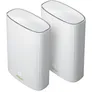 ASUS ZenWiFi XP4 Hybrid AX1800 + AV2 2er Pack Weiß Mesh WiFi 6 System