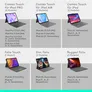 Logitech Combo Touch Tastatur-Case Grau, US-Layout für iPad Air 13" M2 2024, M3 2025