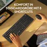 Logitech MK295 Silent Kabellose Maus-Tastaturkombination, US-Layout (Qwerty)