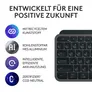 Logitech MX Keys S Graphite - Kabellose Tastatur, US-Layout (Qwerty)