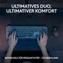 Logitech MX Keys S Combo Graphite, US-Layout (Qwerty) MX Master 3S, MX Keys S & MX Palm Rest
