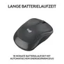 Logitech M240 Silent Kabellose Maus Graphite