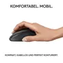 Logitech M240 Silent Kabellose Maus Graphite