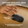 Logitech M240 Silent Kabellose Maus Graphite