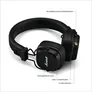 Marshall Major V On-Ear-Kopfhörer Bluetooth schwarz