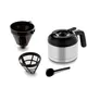 Medion MD 19911 Kaffeemaschine mit Mahlwerk edelstahl
