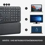 Logitech Ergo K860 Split for Business - ergonomische Tastatur mit Logi Bold